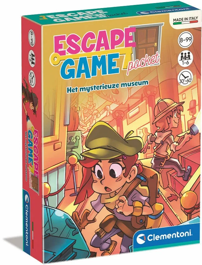 Clementoni Pocket Escape Spel – Het Mysterieuze Museum
