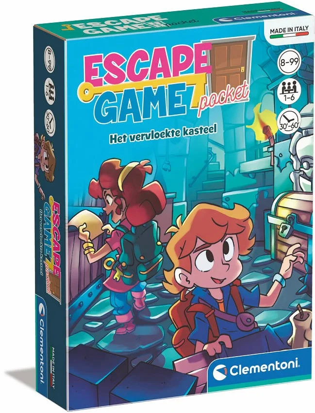 Clementoni Pocket Escape Spel – Het Vervloekte Kasteel