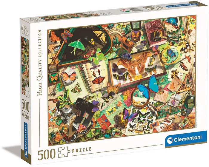 Clementoni Puzzel 500 stukjes The Butterfly Collector