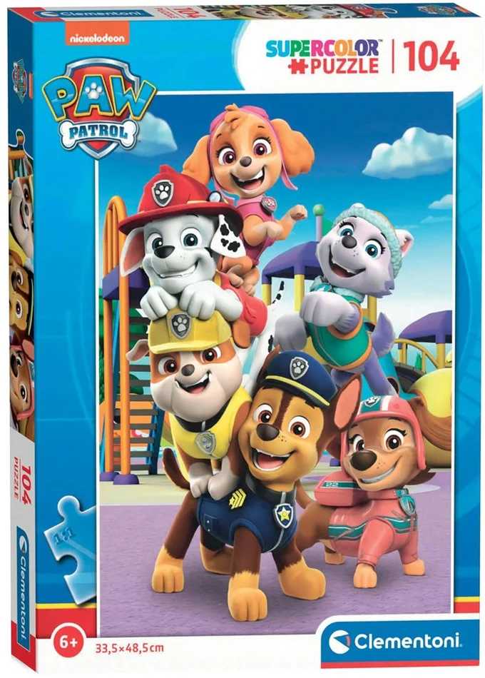 Clementoni Puzzel – PAW Patrol, 104st.