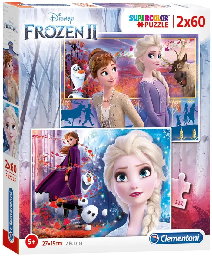 Clementoni Puzzel Disney Frozen 2, 2x60st.
