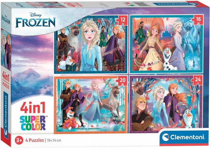 Clementoni Puzzels Disney Frozen, 4in1