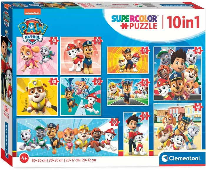 Clementoni Puzzels PAW Patrol, 10in1