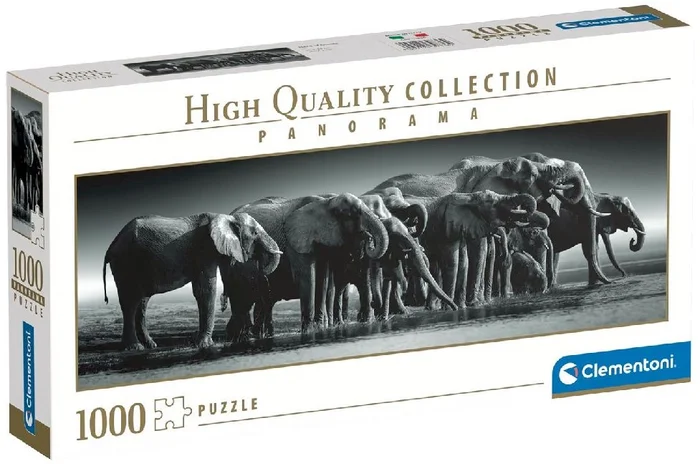 Clementoni Puzzle 1000 Panorama Herde Riesen