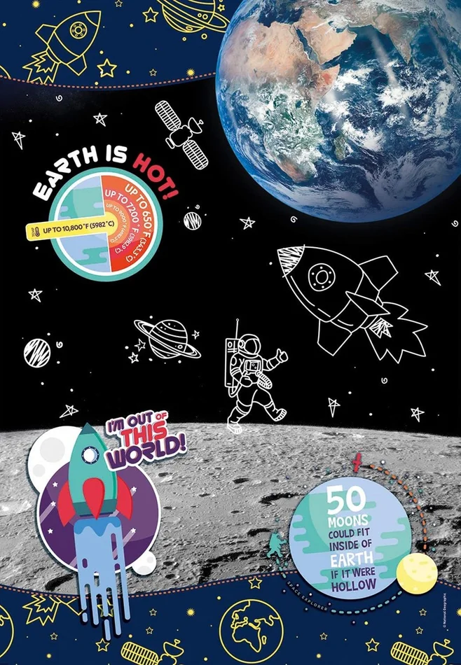 Clementoni Space Explorer- Supercolor Puzzle – 104 Teile