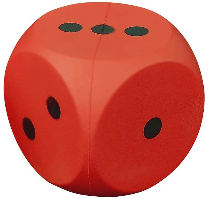 Coated Foam Dice – Red –
