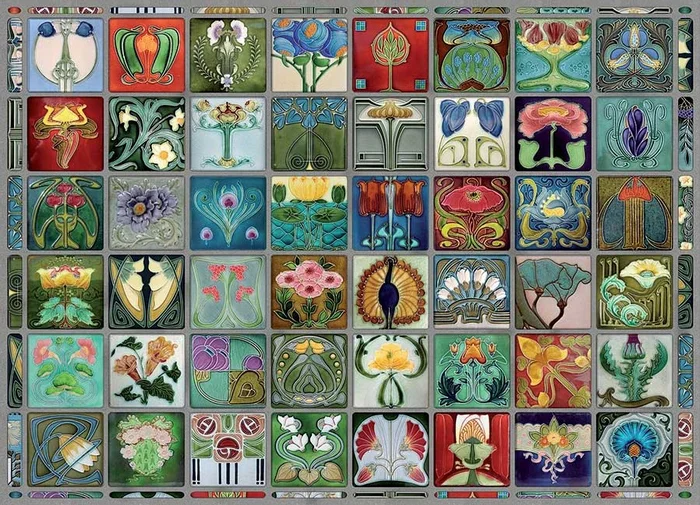 Cobble Hill Art Nouveau Tiles – 1000 Teile