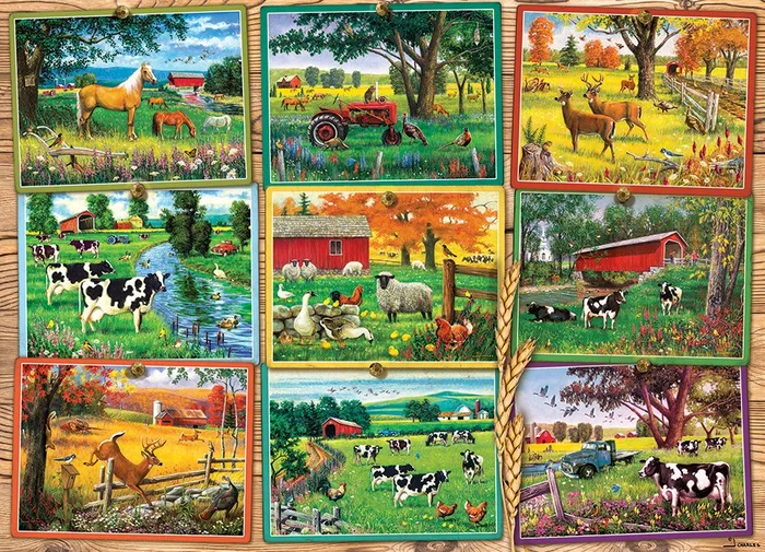 Cobble Hill Postcards from the Farm – 1000 Teile