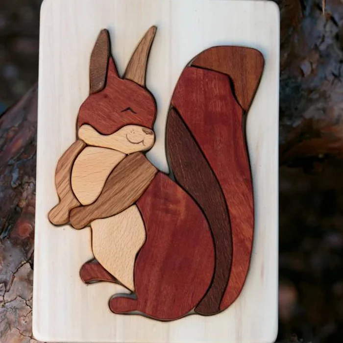 Cocoletes Holzpuzzle Eichhörnchen
