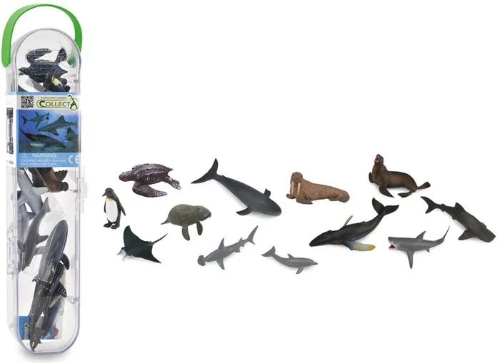 COLLECTA Set mit 12 Meerestieren