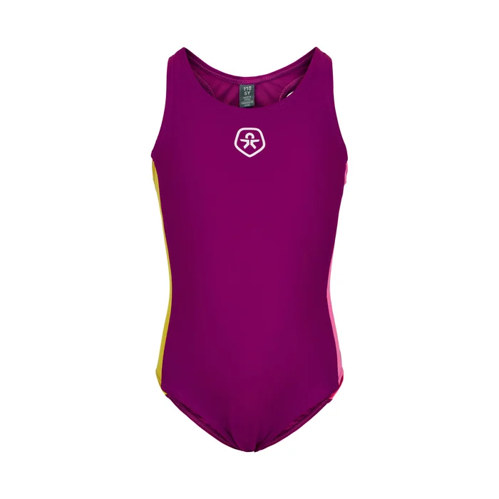 Color Kids Badeanzug Colorblock Festival Fuchsia