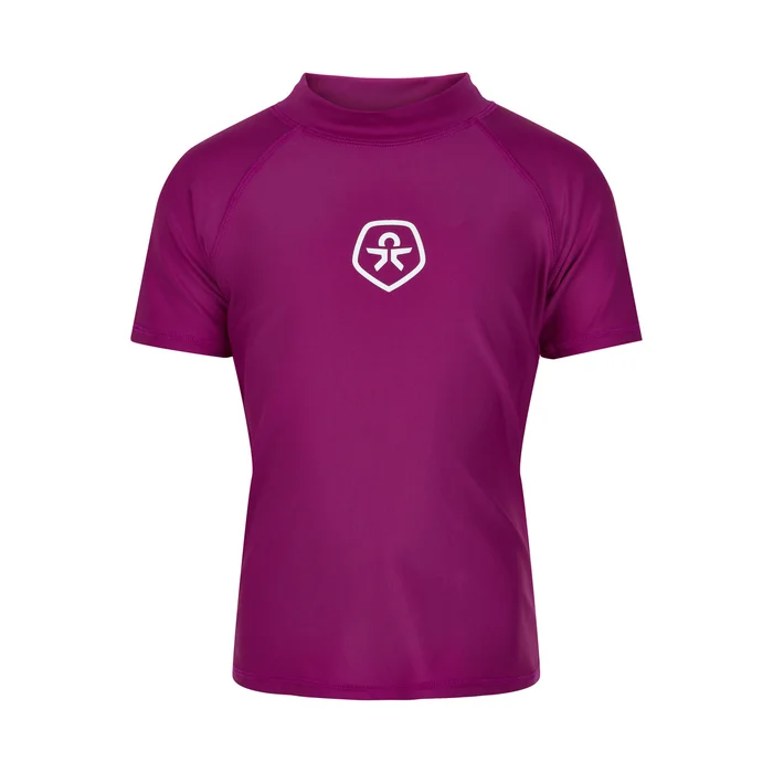 Color Kids Kurzarm UV-Schutz Shirt 50+ Festival Fuchsia