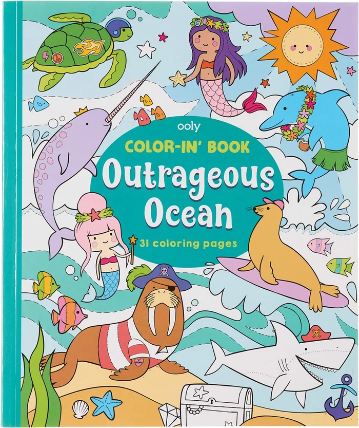 Colorin Bk – Outrageous Ocean [Paperback] Ooly