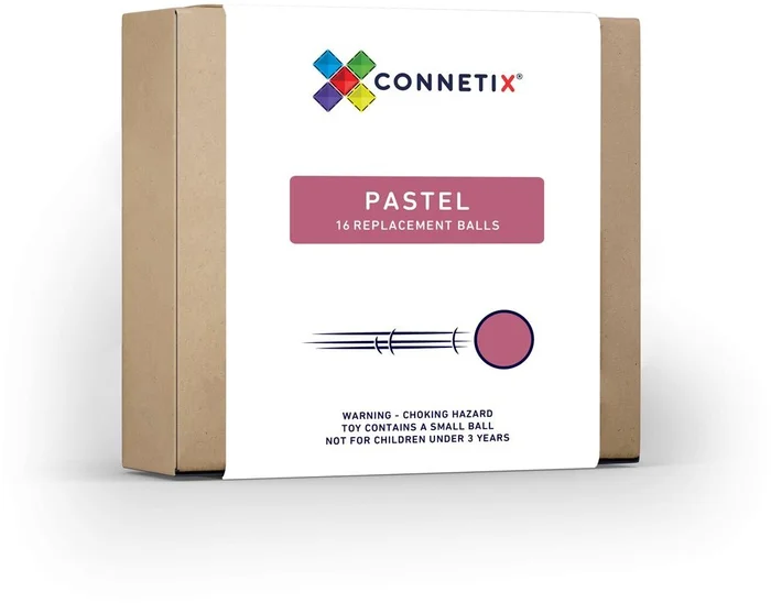 Connetix Magnetkacheln Marmorkugeln Pastell 16 Stück