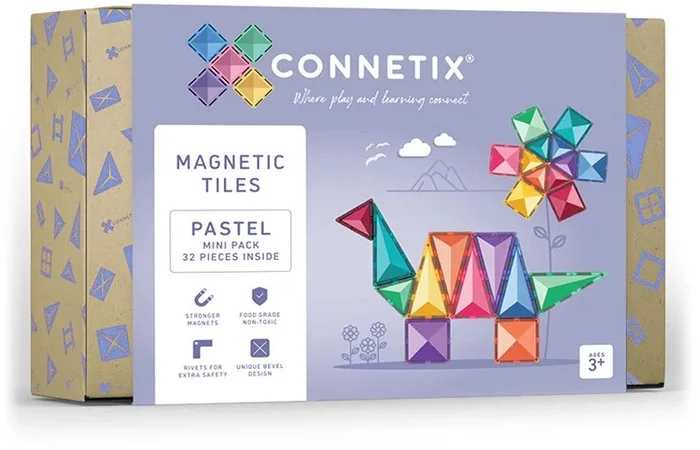 Connetix Magnetkacheln Pastell Mini 32-teilig