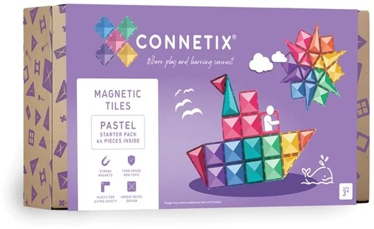 Connetix Pastell Starter Set 64 Teile