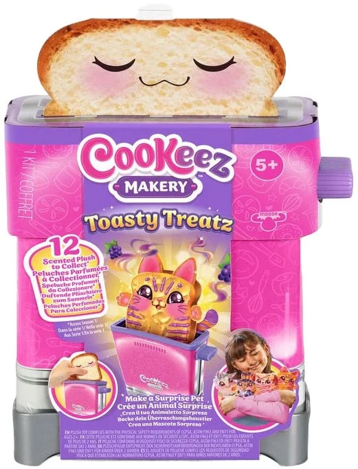Cookeez Makery Toasty Treatz – Maak een Verrassings Pluchen Dier