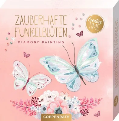 Coppenrath Diamond Painting Zauberhafte Funkelblüten