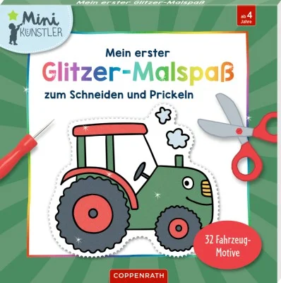 Coppenrath Malbuch Glitzer Malspaß Fahrzeugmotive