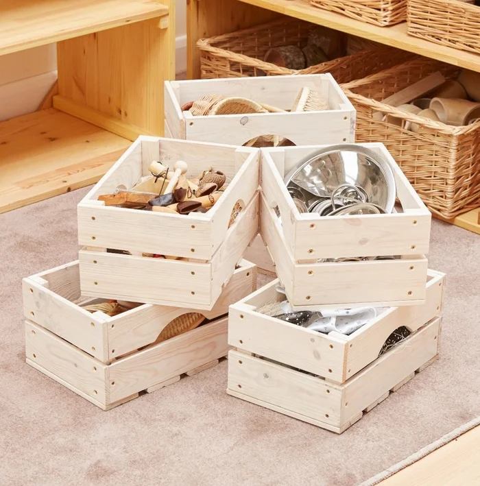 Cosy All Wood Grab Crates (6pk) – 30415