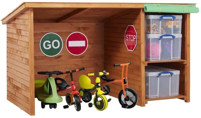Cosy Bike Shed With Storage – 48636