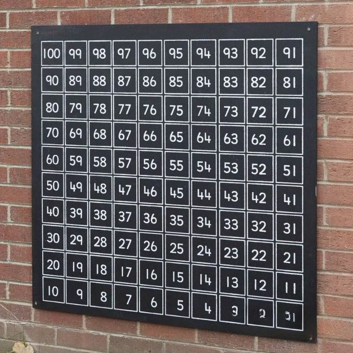 Cosy Blackboard Counting Up 100 Square – 31768