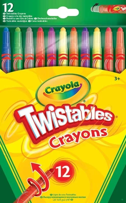 CRAYOLA 12 TWISTABLES CRAYONS