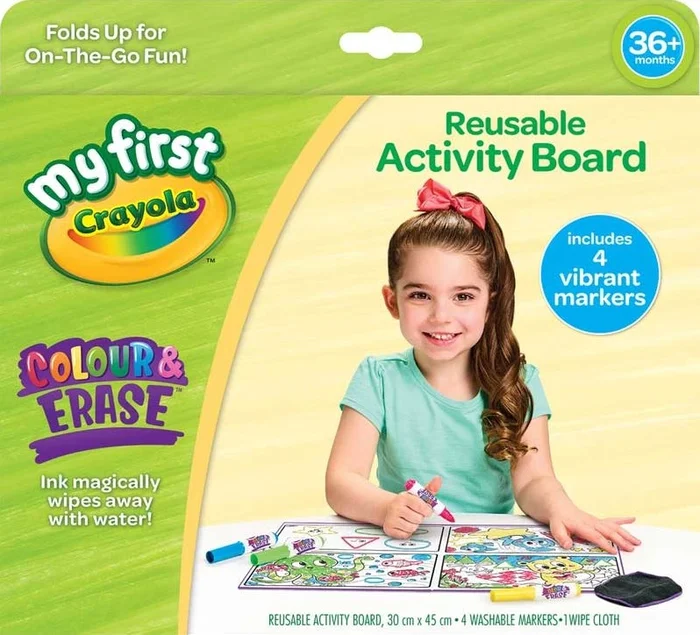 CRAYOLA COLOR & ERASE RESUABLE ACTIVITY BOARD