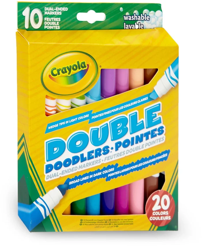Crayola Dubbelzijdige Viltstiften, 10st.