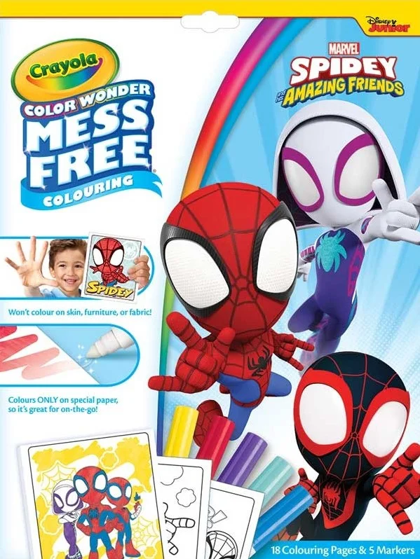 CRAYOLA SPIDEY & AMAZING FRIENDS COLOUR WONDER