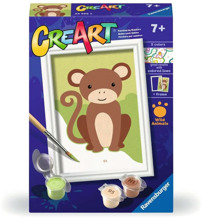 CreArt Schilderen op Nummer – Aap