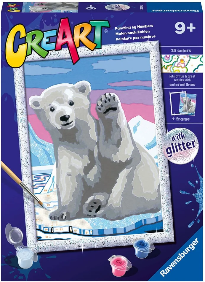 CreArt Schilderen op Nummer – Geweldige Poolbeer