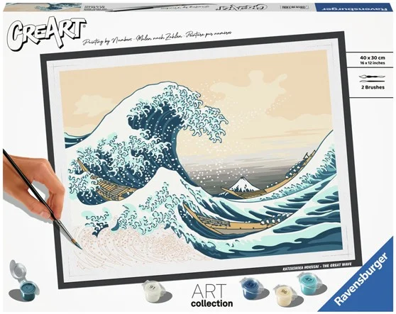 CreArt Schilderen op Nummer – Hoksusai: The Great Wave