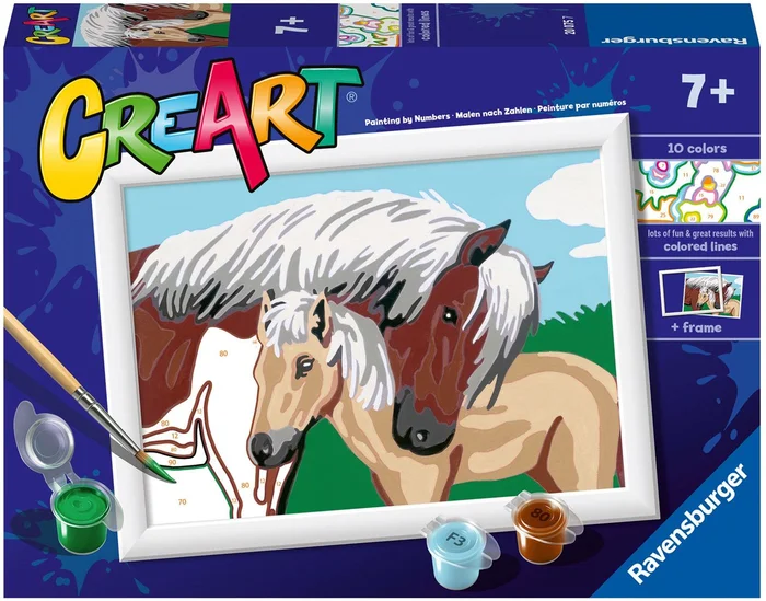 CreArt Schilderen op Nummer – Moeder en Veulen