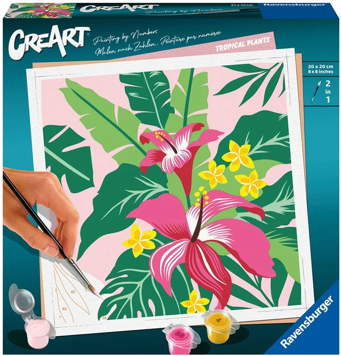 CreArt Schilderen op Nummer – Tropische Planten