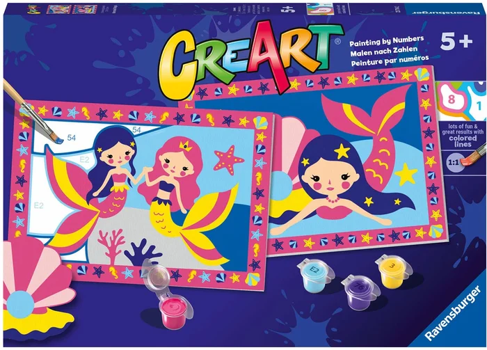 CreArt Schilderen op Nummer – Zeemeermin Magie