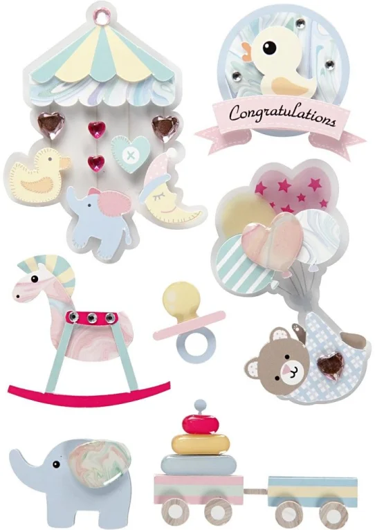 Creativ Company CC 3D Stickers Baby