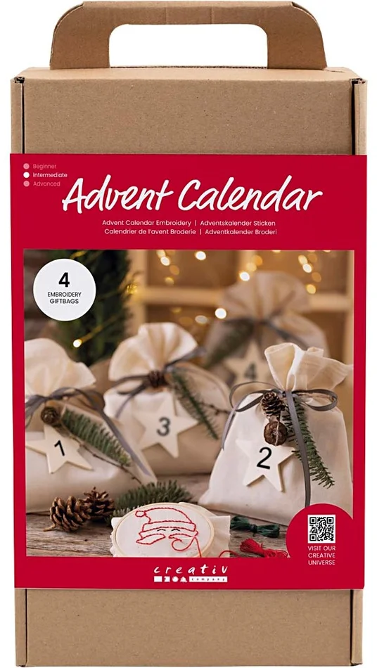 Creativ Company CC Adventskalender Kreative Geschenke Stickerei
