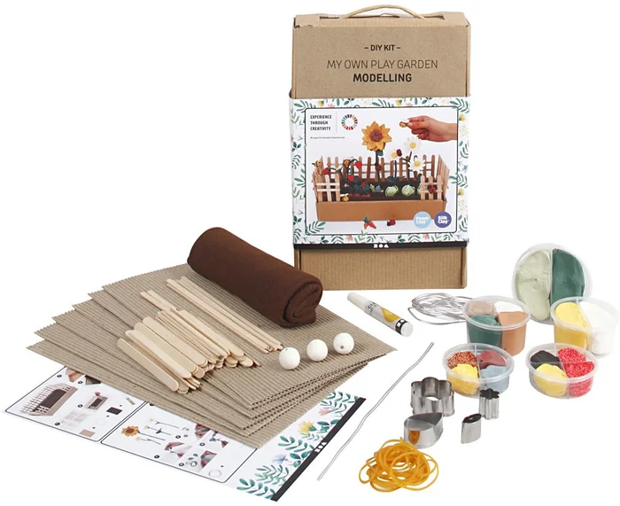 Creativ Company CC DIY Kit Modellierung meines eigenen Gemüsegartens