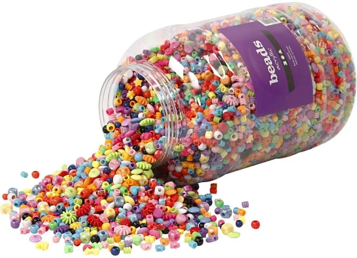 Creativ Company CC Kunststoffperleneimer Multi 8100 Stück