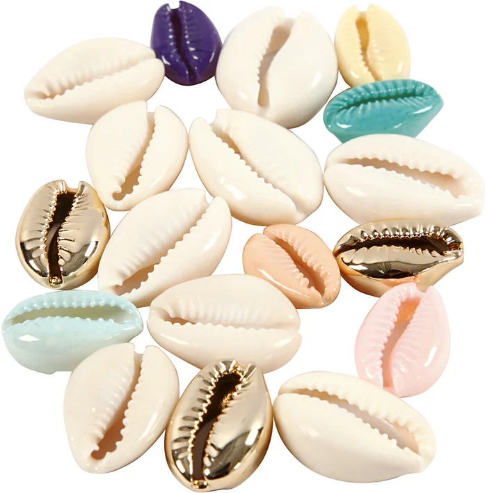 Creativ Company CC Schelpen Kralen 20 mm Pastel 75 stuks