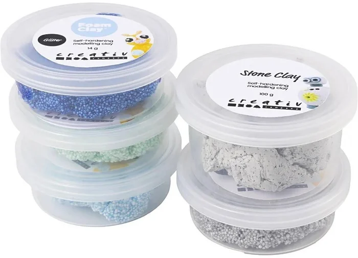 Creativ Company CC Stone Clay Mix Blauw en Groen Harmonie