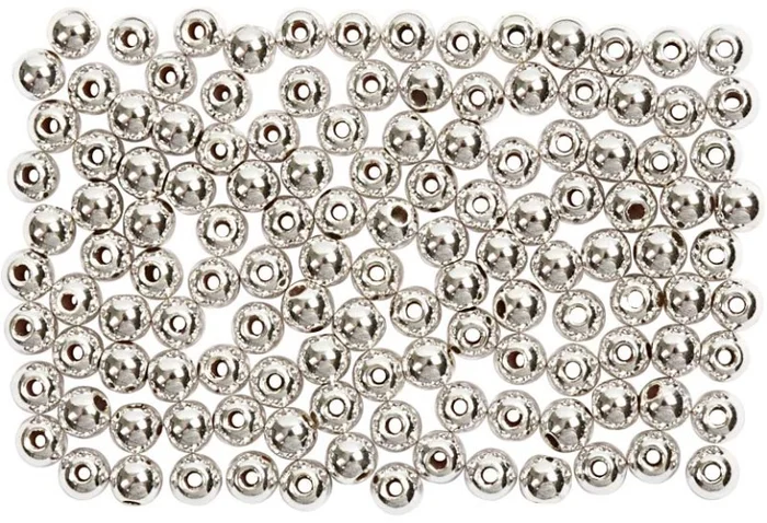 Creativ Company CC Wax Kralen 3 mm Zilver 150 stuks