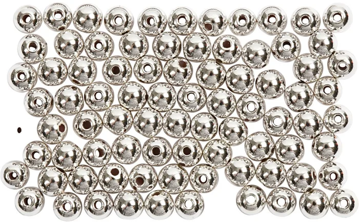 Creativ Company CC Wax Kralen 4 mm Zilver 150 stuks