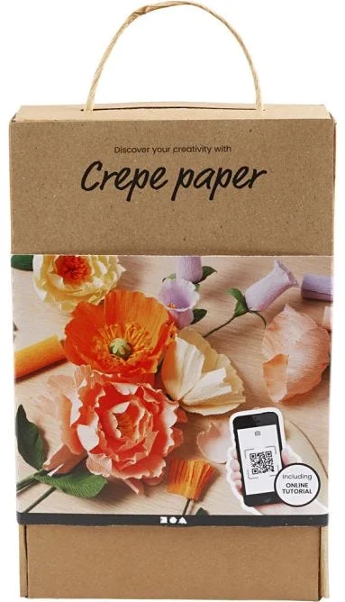 Crêpepapier Bloemen Maken Kit