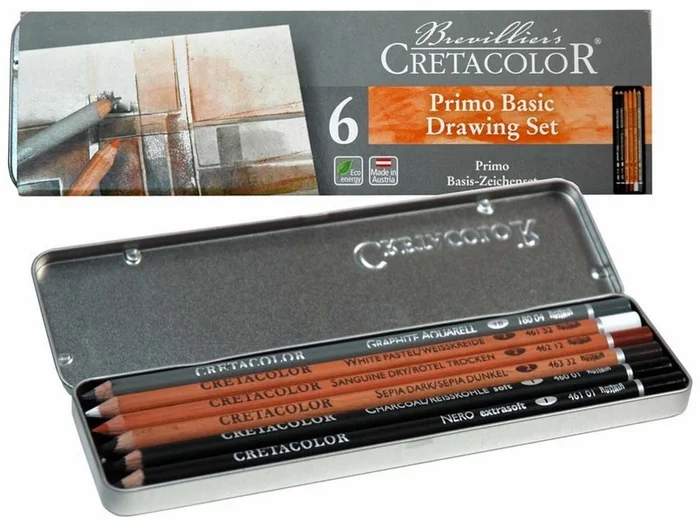 Cretacolor Cretacolor Tekenset Basis Primo 6-delig