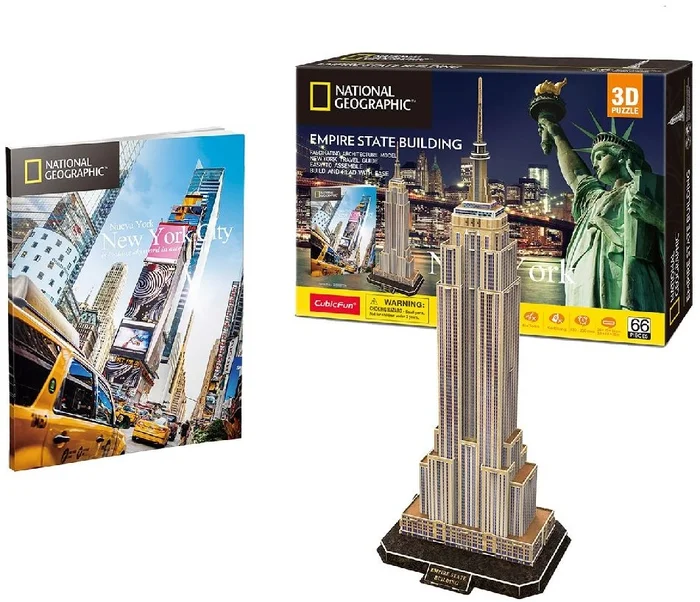 Cubic Fun 3D Puzzel National Geographic Empire State Building