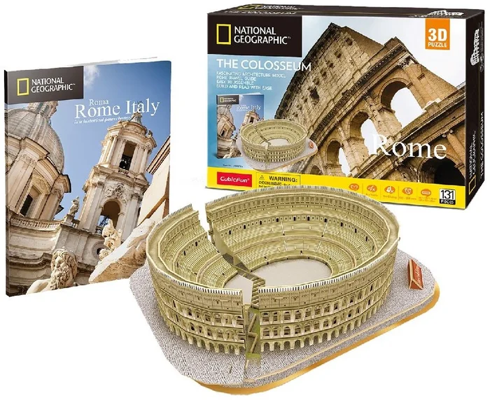 Cubic Fun 3D Puzzel National Geographic Het Colosseum