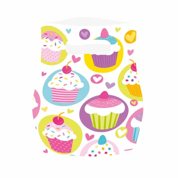 Cupcake Partytüten, 6 Stk.
