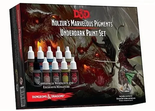 D&D NOLZUR’S MARVELOUS PIGMENTS – UNDERDARK PAINT SET